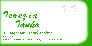terezia tanko business card